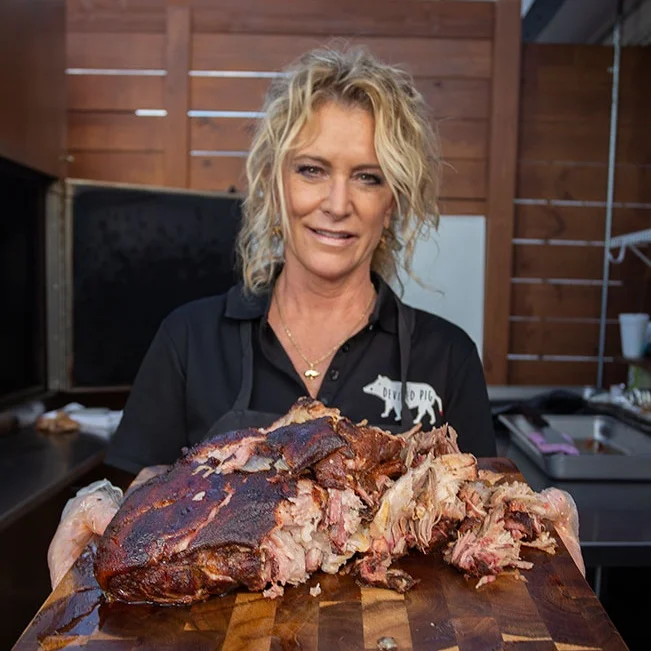 Pitmaster Lee Ann Whippen | The Deviled Pig Photo Credit: Tampa Magazine