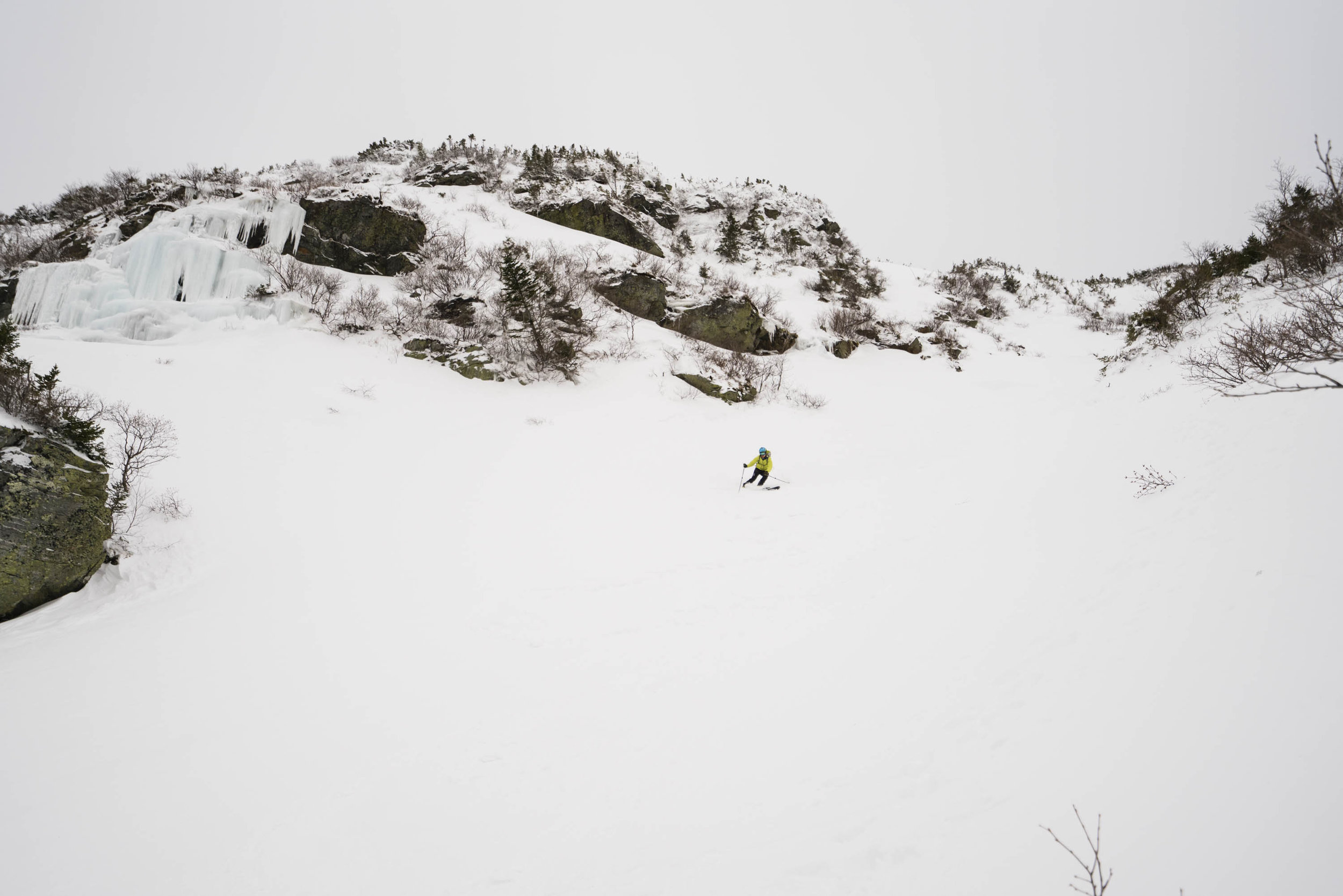 Alex in Right Gully, Tuckerman Ravine-1