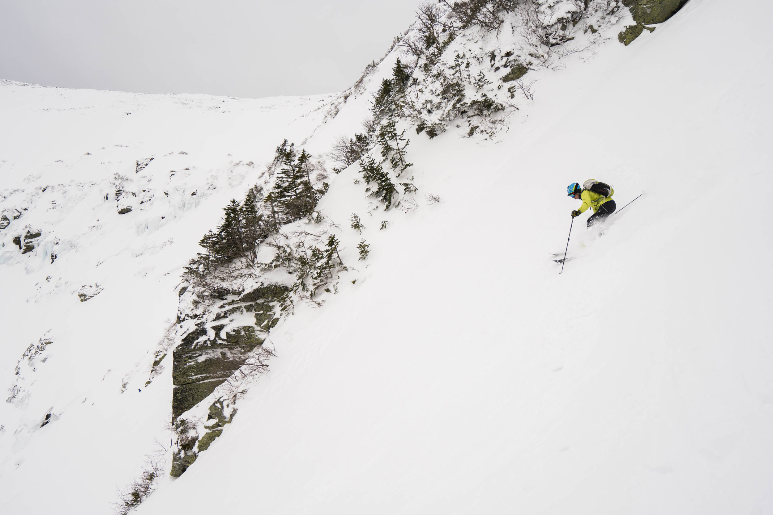 Alex in Right Gully, Tuckerman Ravine-2