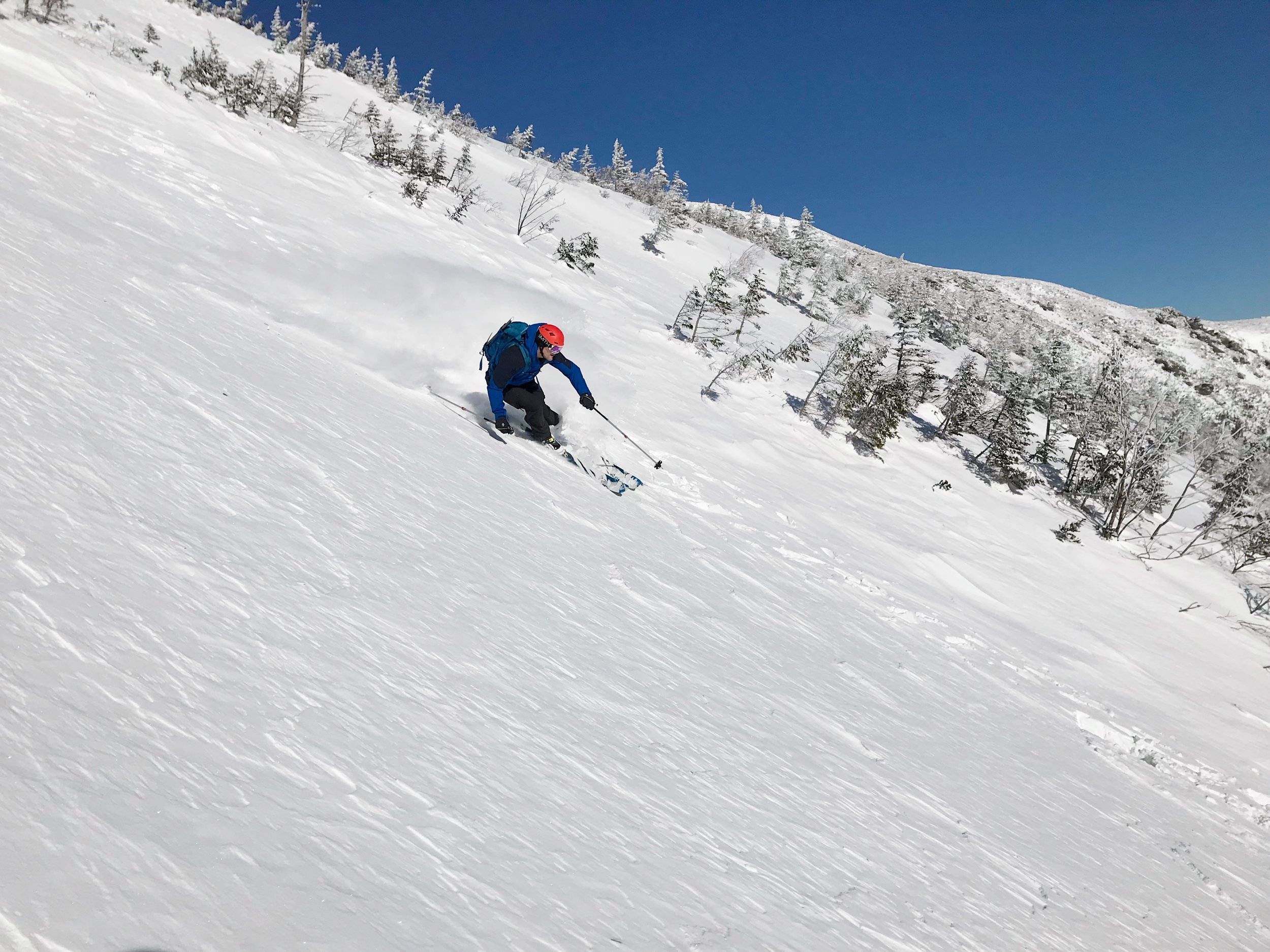 Andy ripping down Central Gully