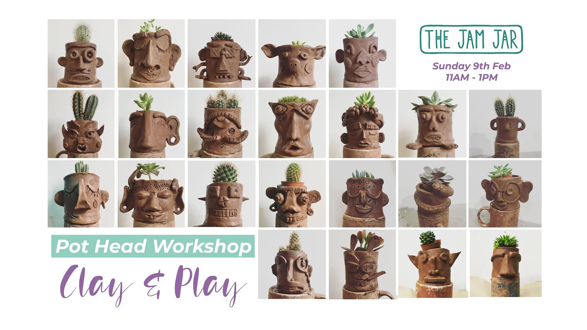 Pot Head Workshop - Clay &amp; Play