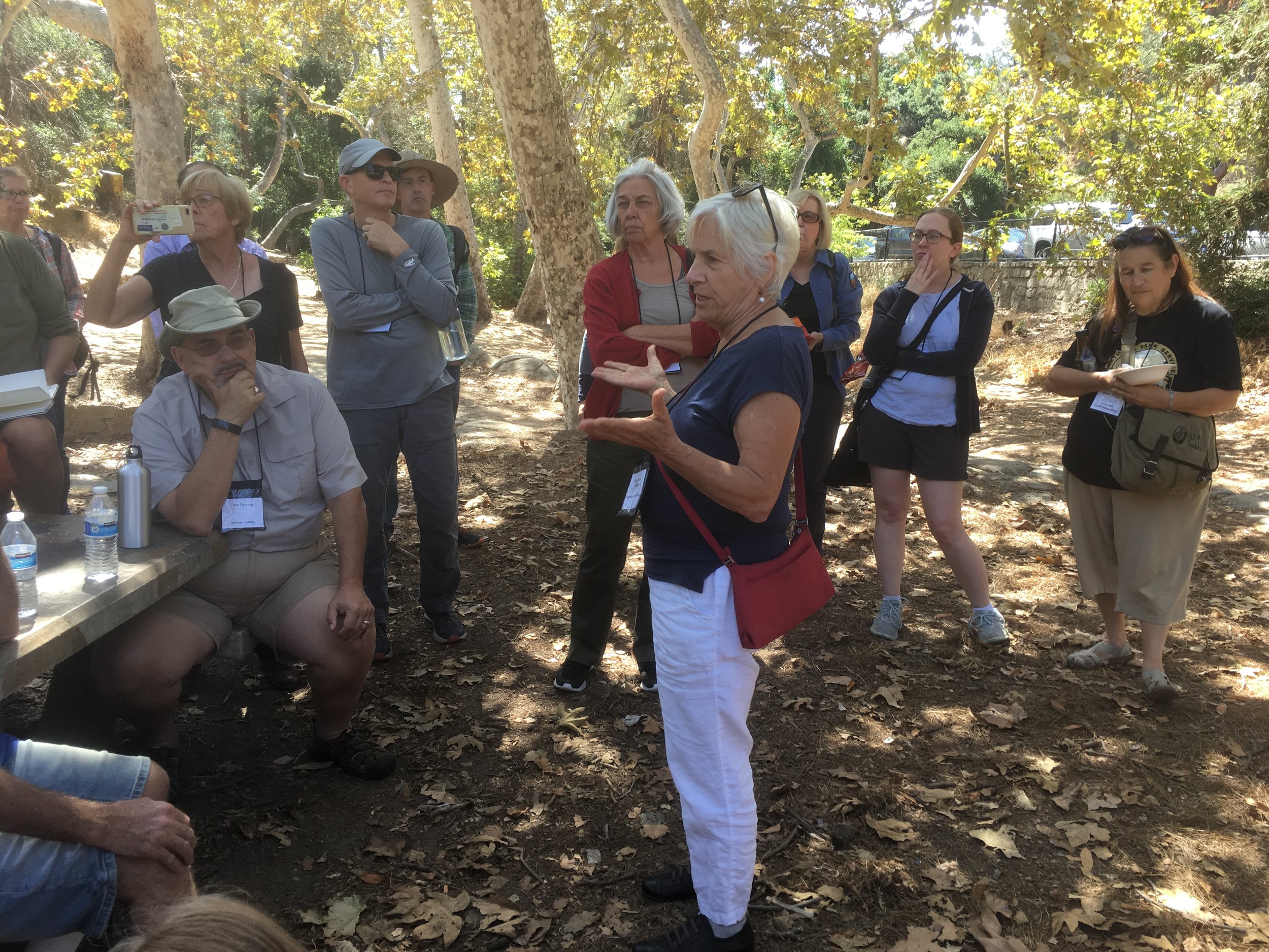 Betsy Damon gives a tour of LA's Ballona Creek