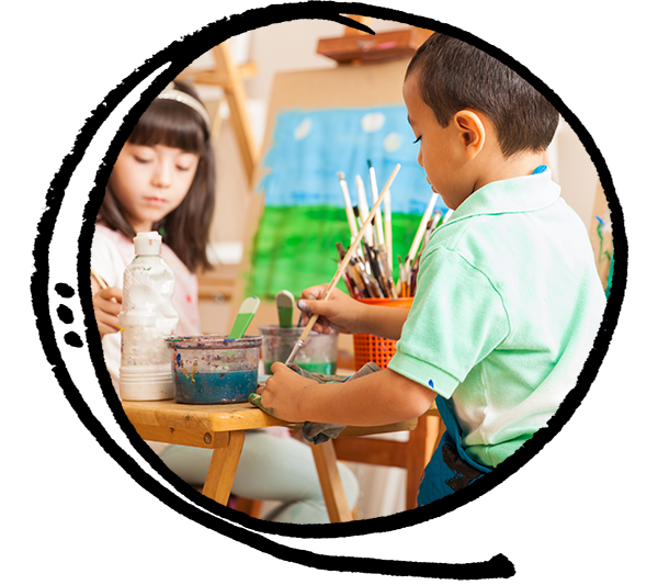 3D Art and Architecture classes provided by the Canadian Contemporary School of Art (CCSA) for Toronto District School Board (TDSB) school in Northlea Public School as extracurricular art program and lunch time program.