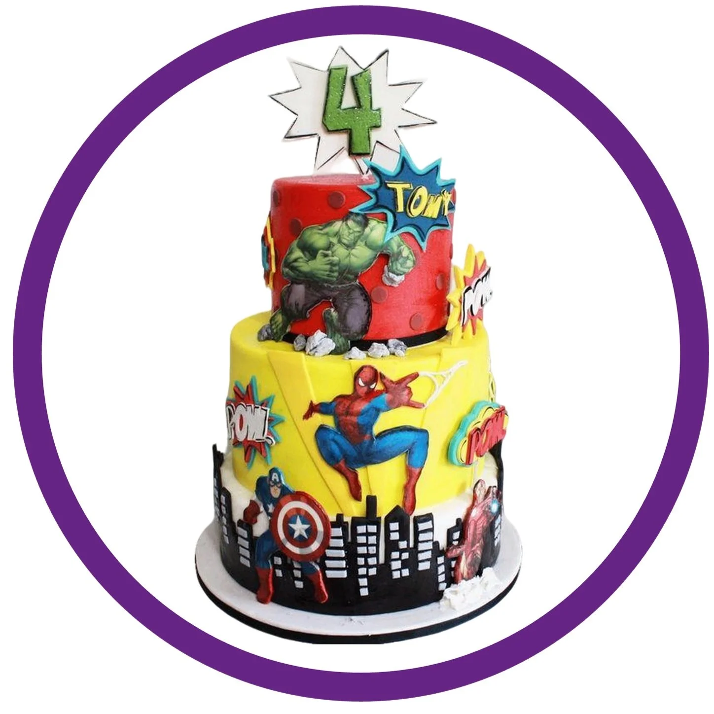 Superhero Cakes | Birthday Party for Kids in Toronto