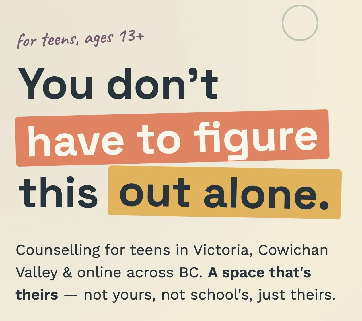 How to Know If Your Teen Could benefit from Counselling