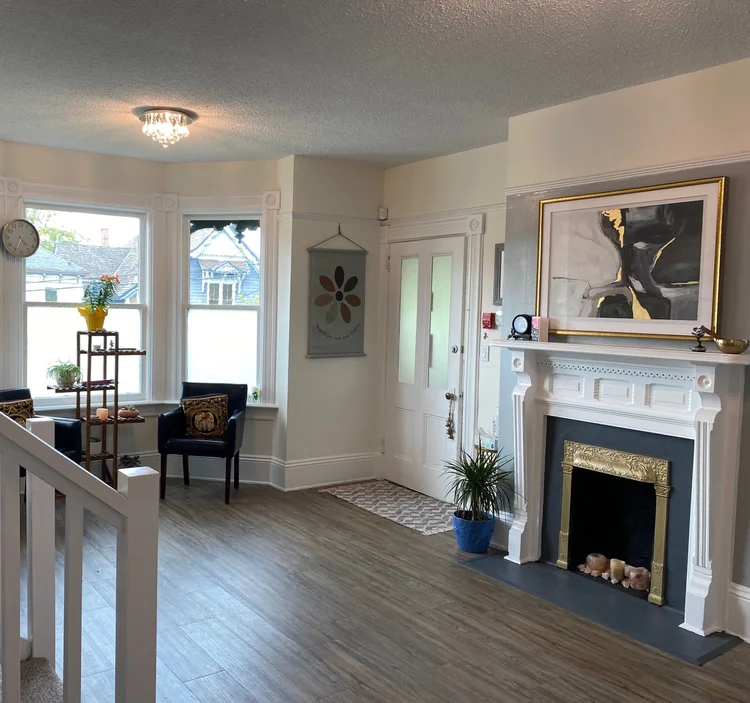Calm counselling space at Strength in Heart in Victoria, BC