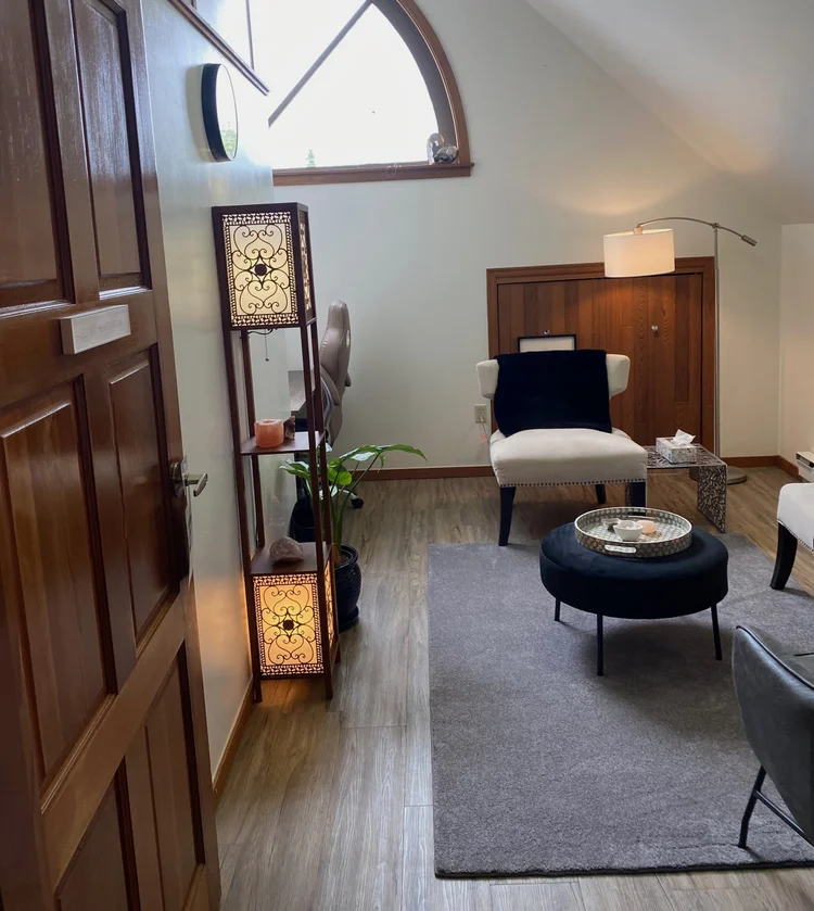 A private therapy room on Fort Street, Victoria