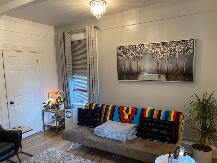 Counselling office interior at 1183 Fort Street, Victoria