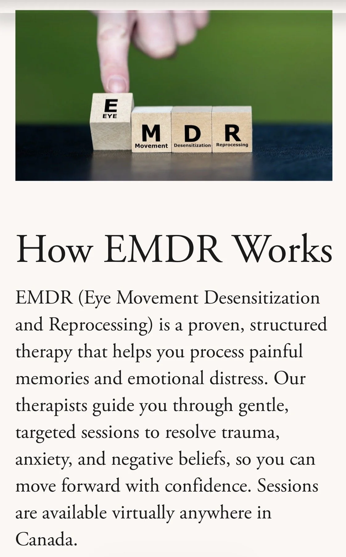 EMDR Therapy in Victoria, BC &amp; Online Across Canada: A Gentle, Evidence-Based Path to Trauma Healing