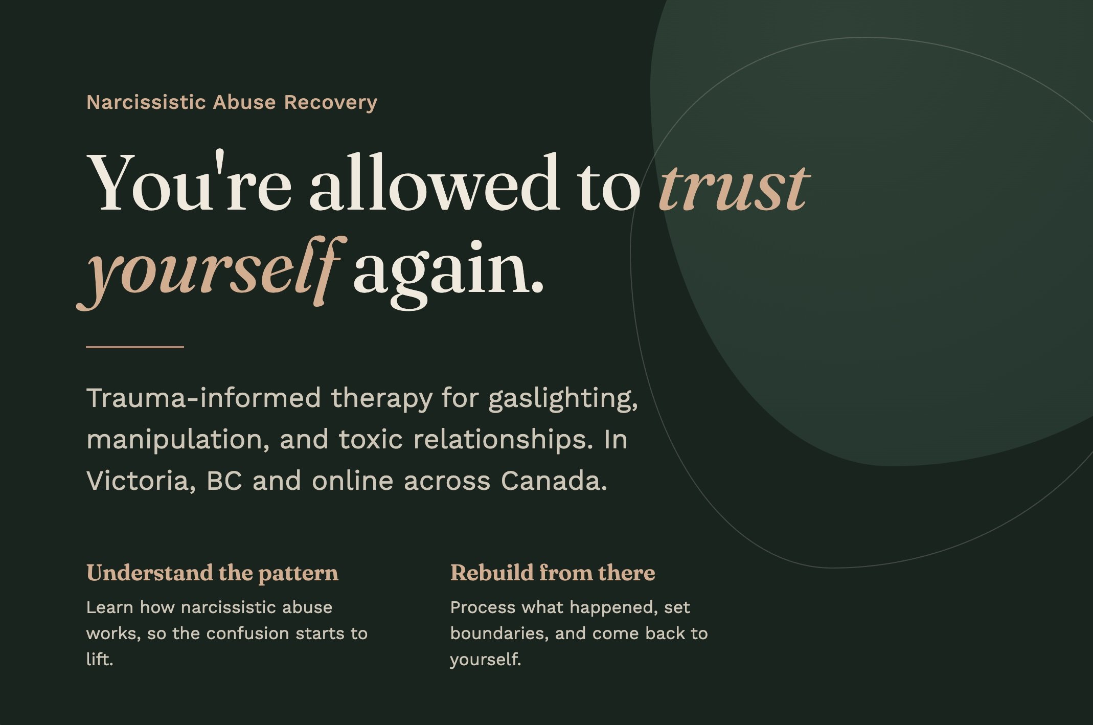 Break Free from Narcissistic Abuse 
