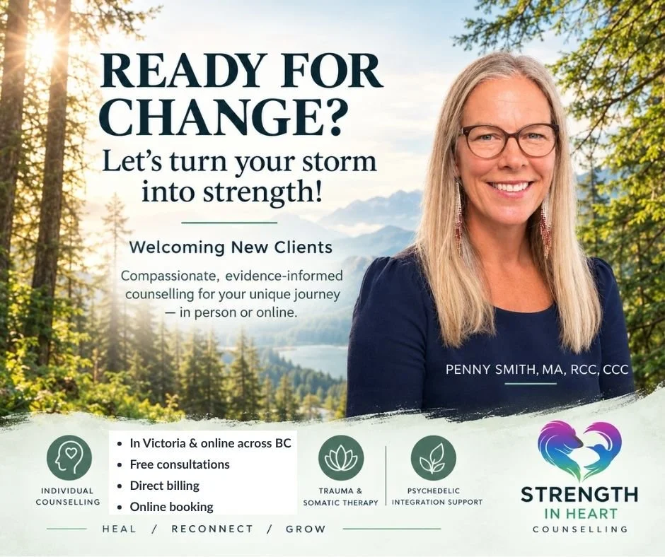 Ready for Change? Meet Penny Smith, Counsellor for Leaders &amp; professionals in Victoria &amp; Online BC