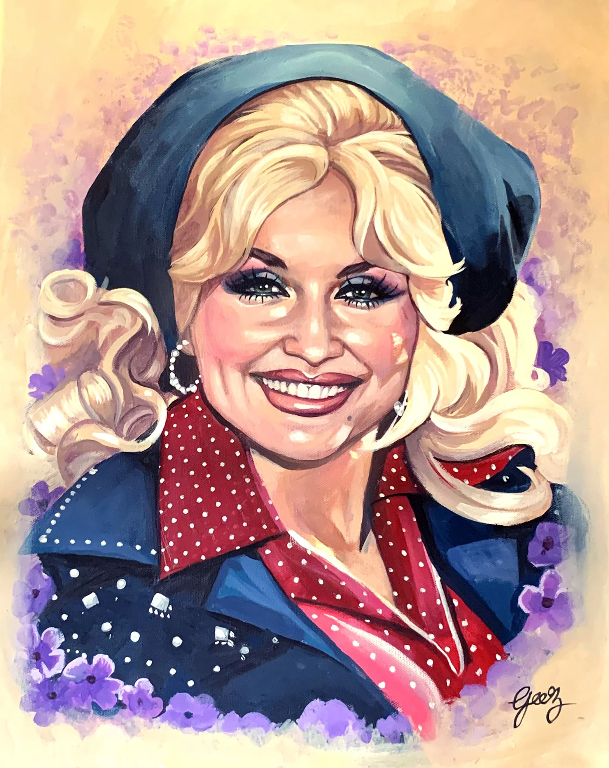 Dolly in Violets
