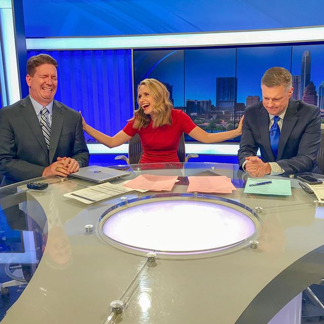 Last noon show on the desk with these guys.  Think they&rsquo;re gonna be OK? 🤣 For real though, I love these two and am so thankful for all the laughs over the years.