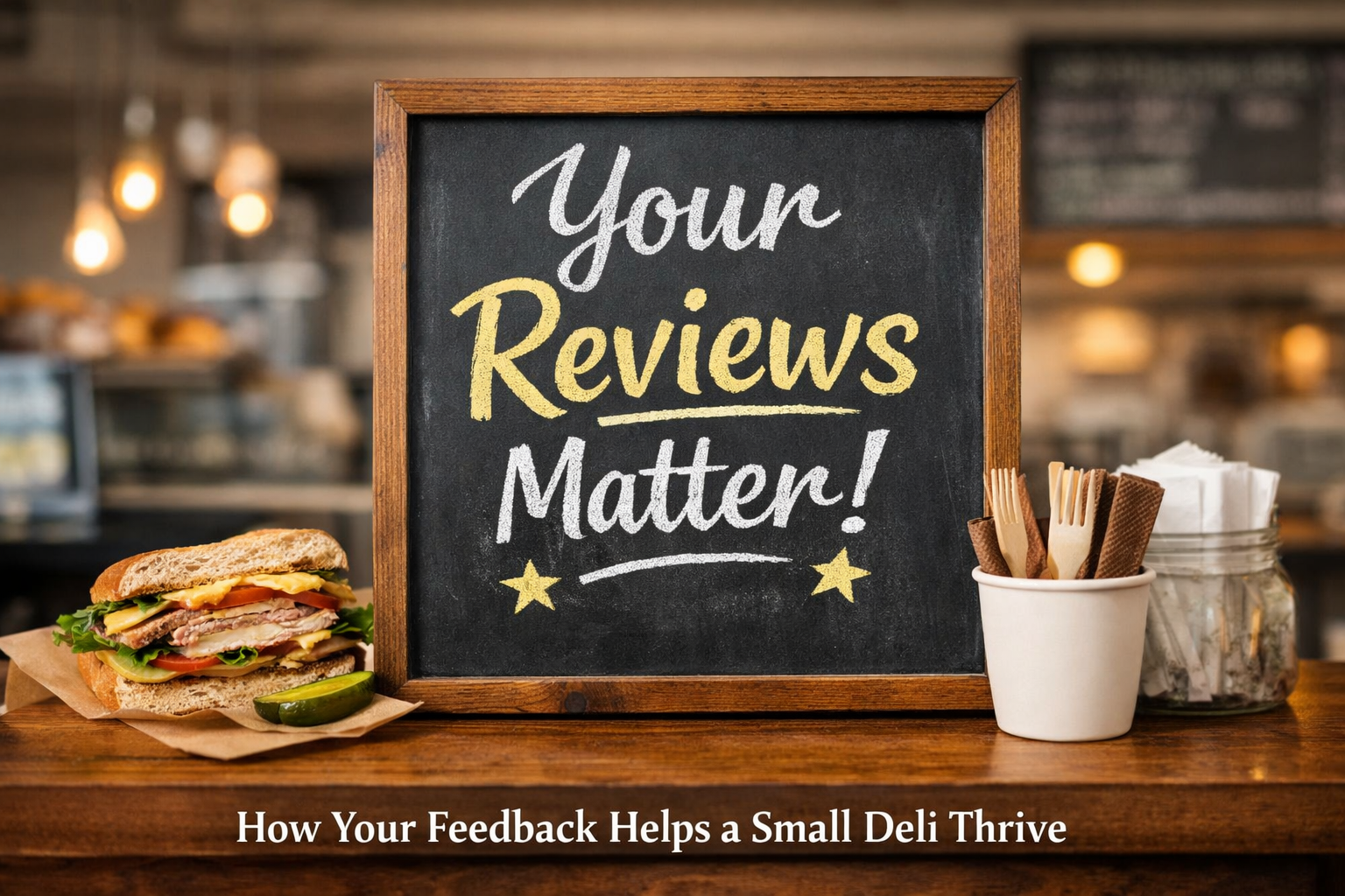 What Your Reviews Really Do for a Small Deli