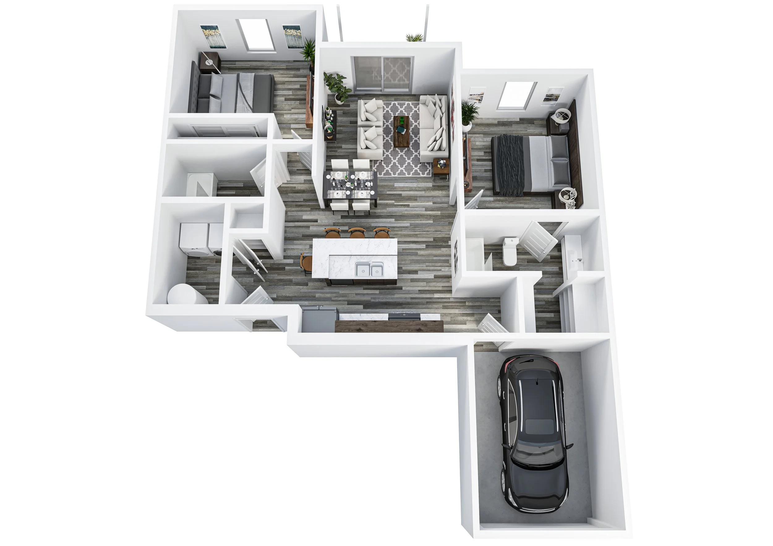 Primrose Apartment Floor Plan — Legacy Bend