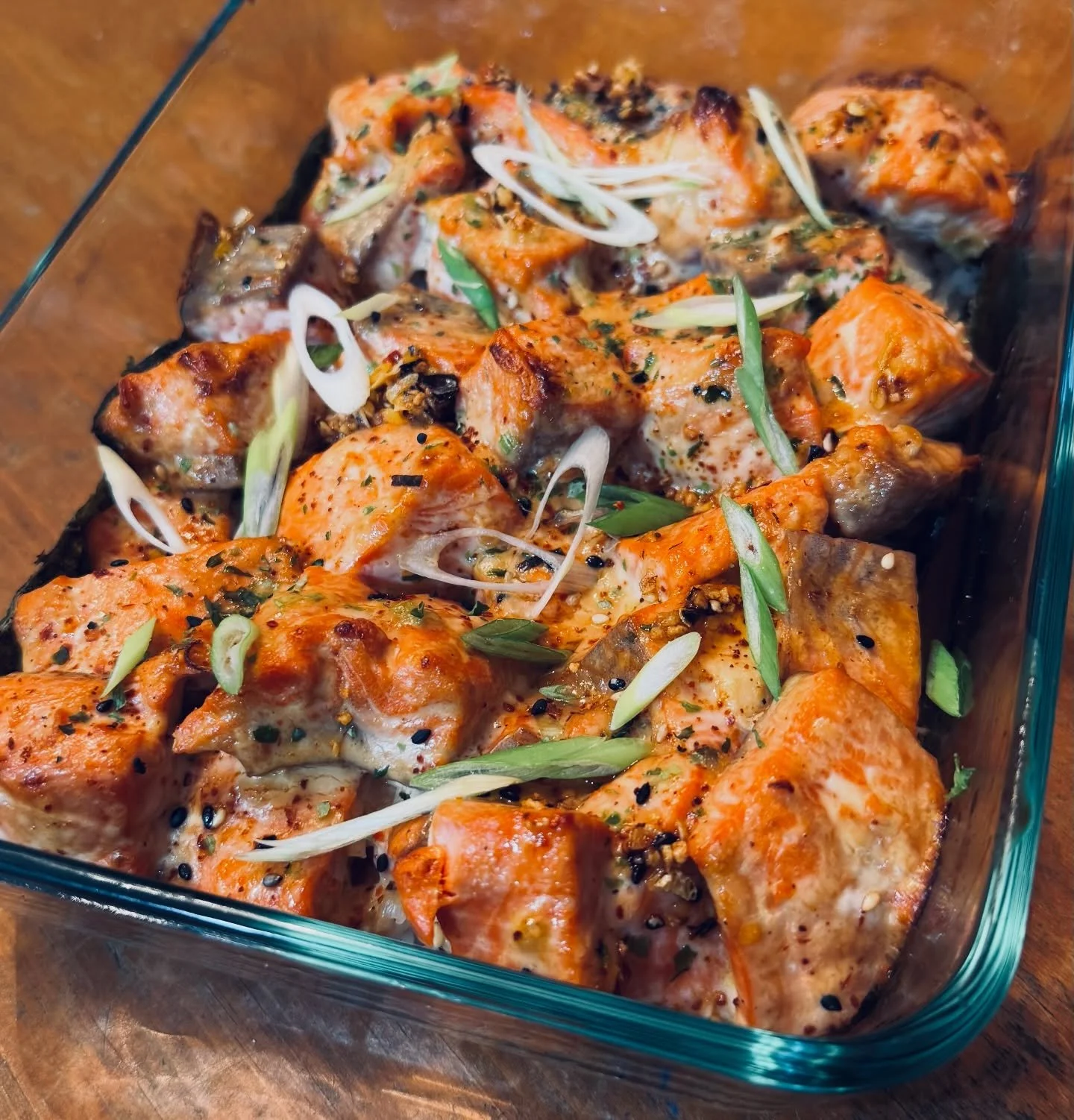 SALMON

Quick dinner win! Made a salmon bake using @ultrahotpeppers Yuzu Salt and Classic OG @trybachans, topped with @senorlechugahotsauce x @claudetteazepeda Macha. 

Comment &ldquo;Salmon&rdquo; for the recipe! 

Check out Firecracker.farm for mor