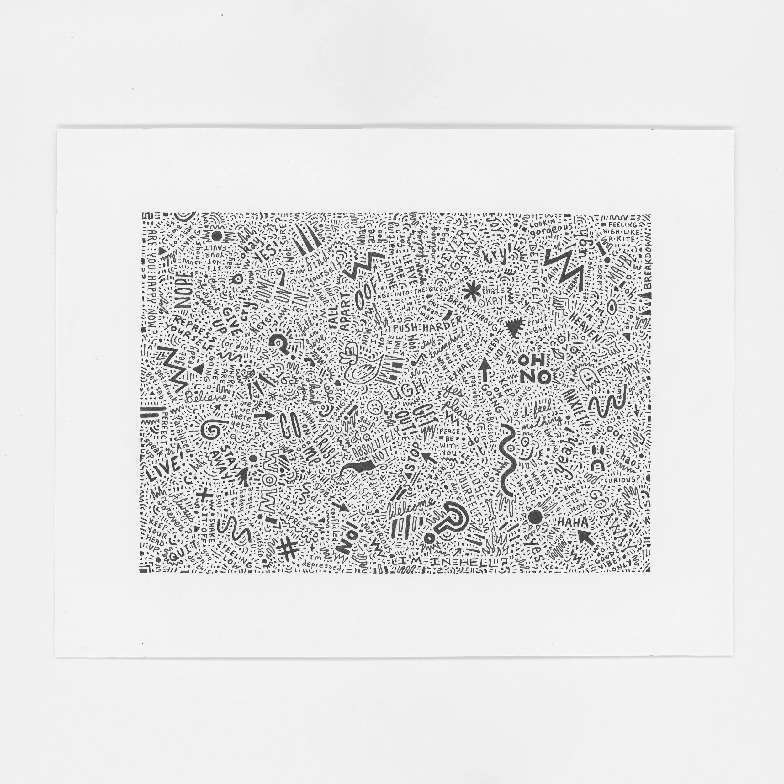 Tell Me How You Really Feel (2021) - Original Piece — Joe John Sanchez III