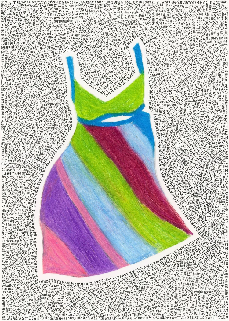 Becky, Can I Ask You Something? (2019) - Jennifer Garner 13 Going On 30  Dress - Limited Edition Poster  Joe John Sanchez III