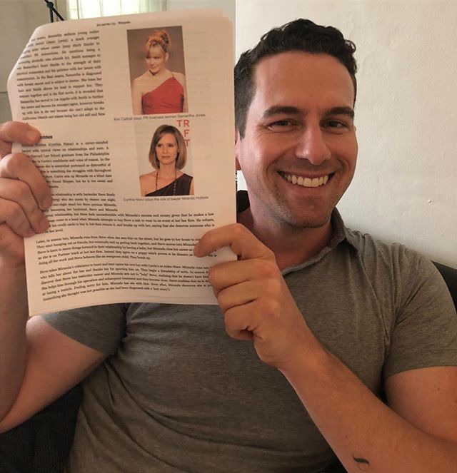 @rightordoyle, a TRUE professional (pictured here with his SATC Wikipedia printouts) joined me to break Sex and the City 4: Lily Fully Loaded, which you can listen to now wherever you consume podcasts. This action tragicomedy has it all: Dubai, Aidan