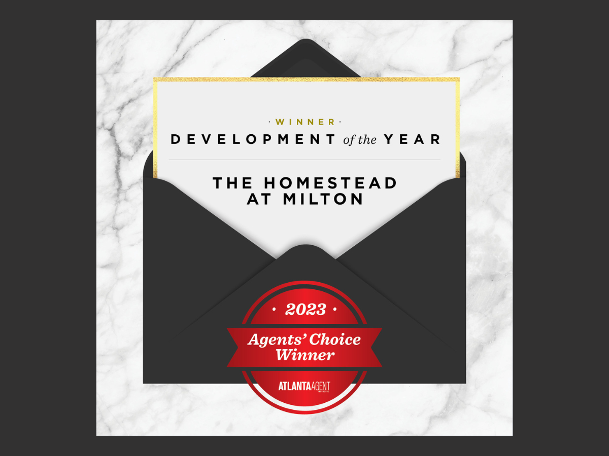 Agents’ Choice Award for The Homestead at Milton