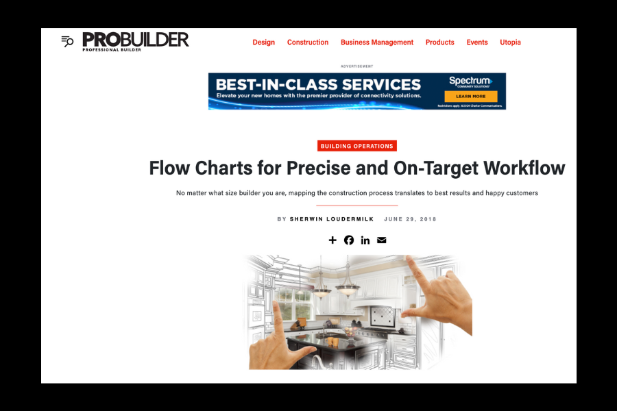 Pro Builder Article: Flow Charts for Precise and On-Target Workflow