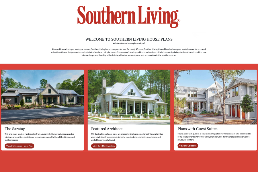 Saratay Falls Home Featured in Southern Living House Plans