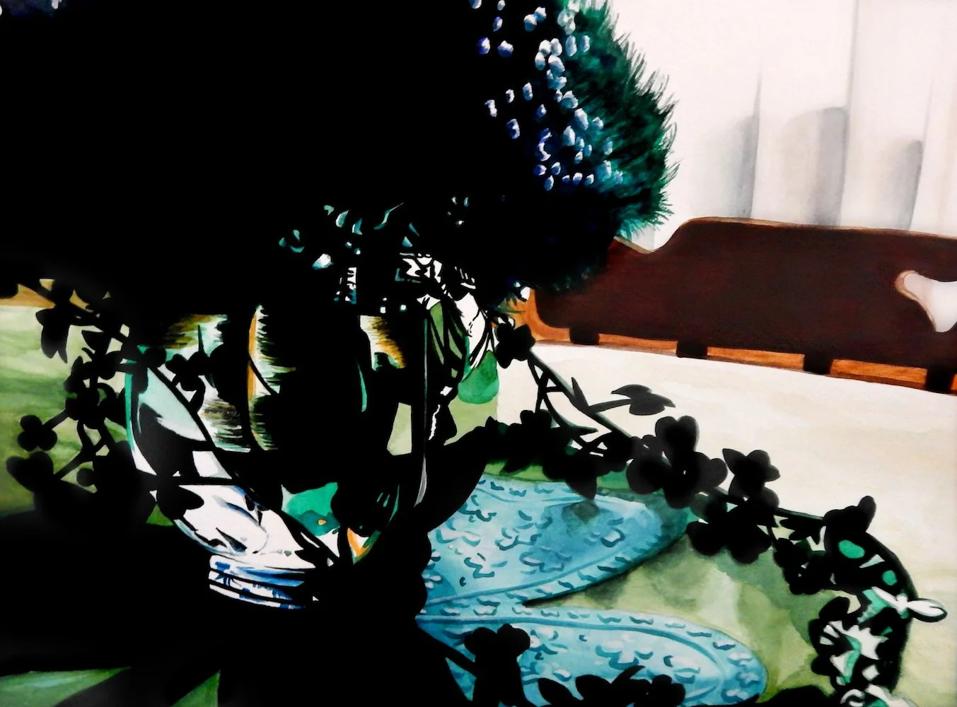 St. Patrick's Day Still Life (Grampy's Chair)_Spring 2017.jpg