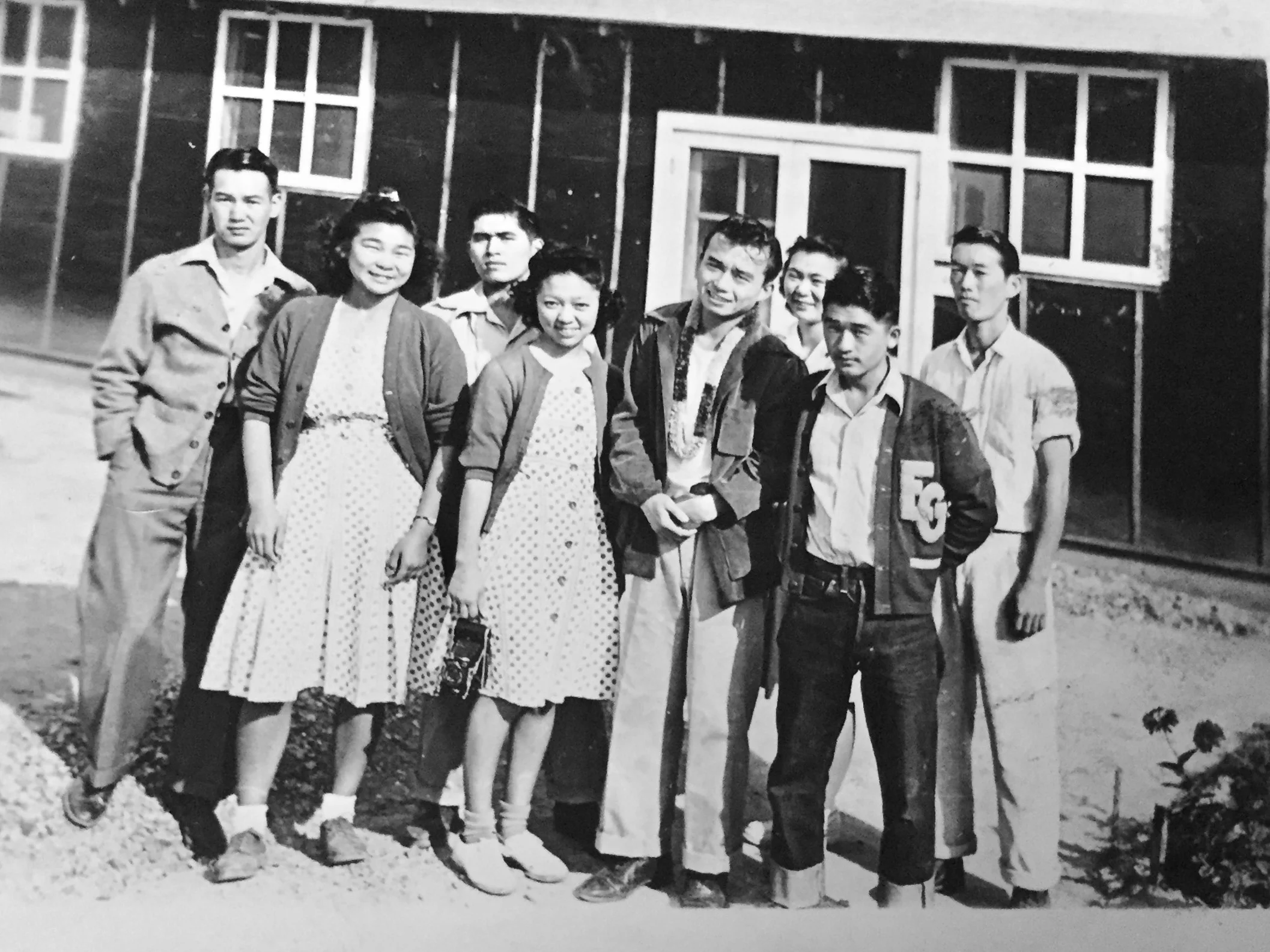 The Nobori family friends, some of which are recognizable in the video