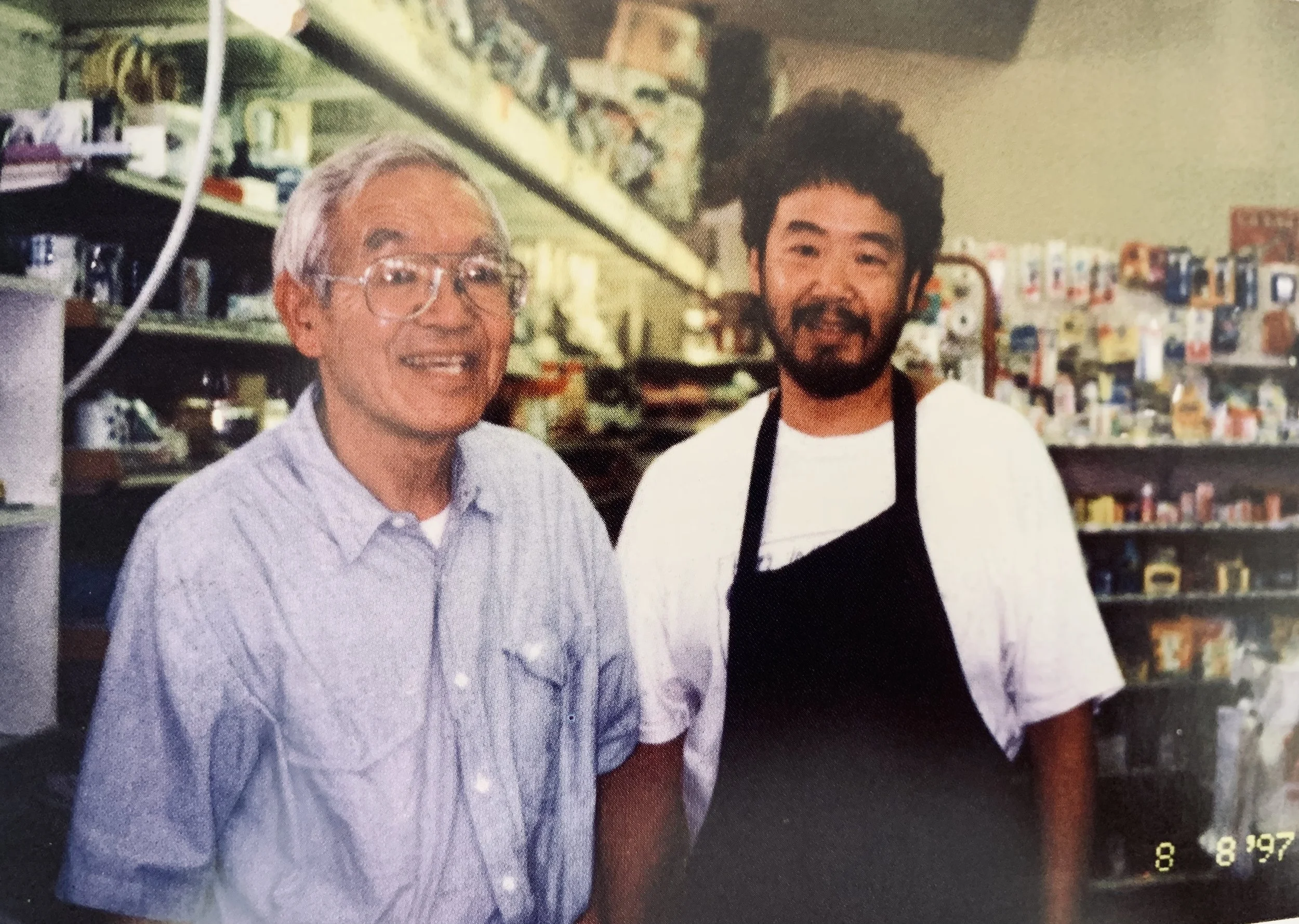 Earl and his son, Mark in the ‘90s. Photo courtesy of the Santo Family