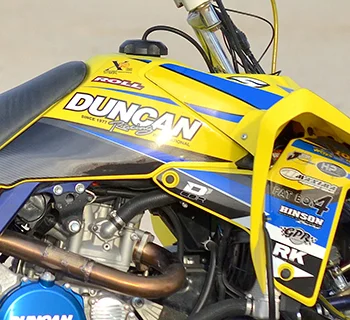 Kit Graphique Complet Pour Suzuki LTR450R - Autocollants Rose Fluo - 2006 à 2014
