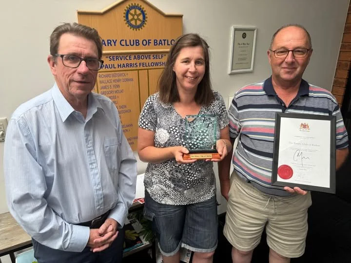ROTARY CLUB OF BATLOW RECOGNISED FOR COMMUNITY SERVICE