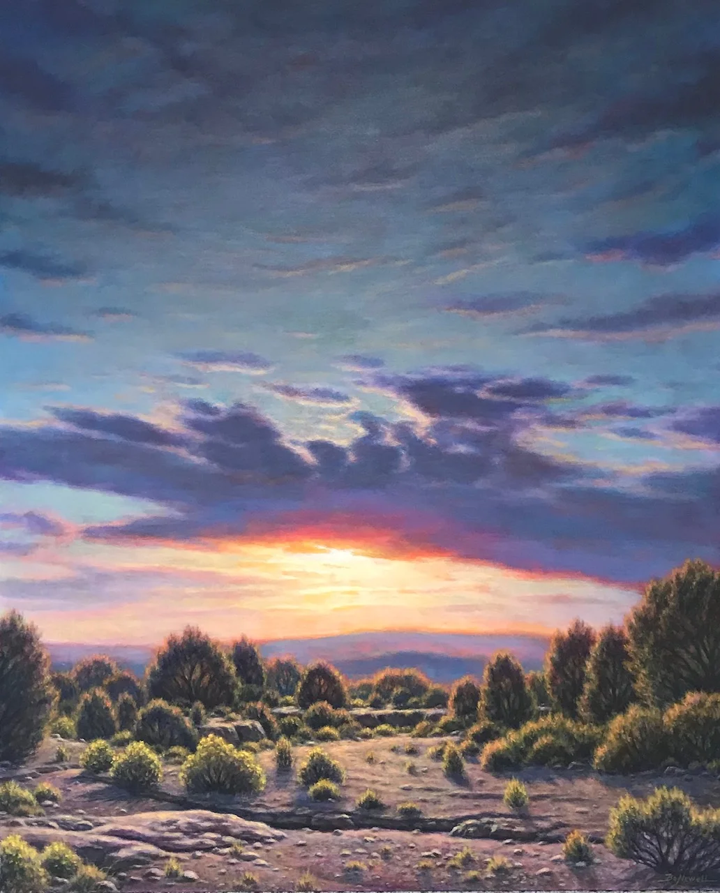 Arroyo Sunset, 44x54.jpg
