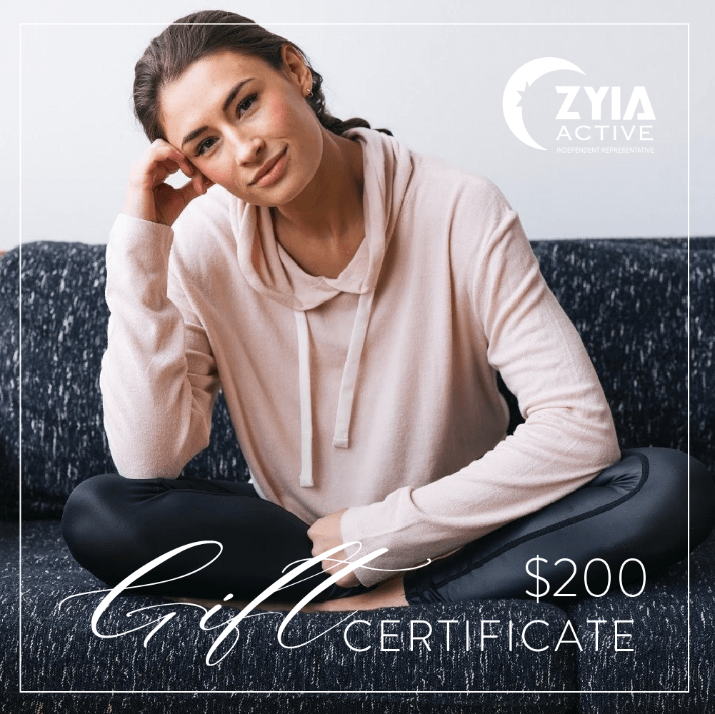   $200  ZYIA ACTIVE GIFT CARD 