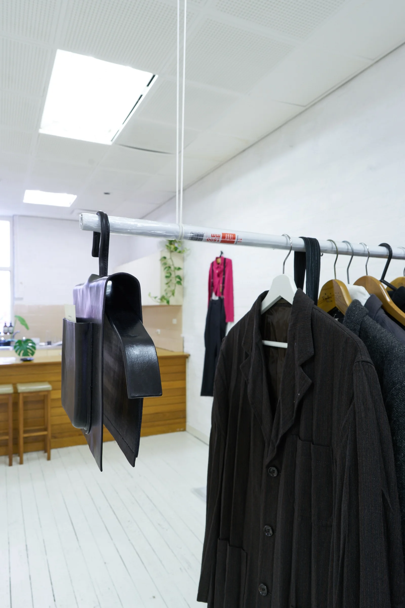 Actually Existing (Olivia & Anna Nicholson), In Control, 2019. Metal, vegtable tan leather, polycotton thread.
