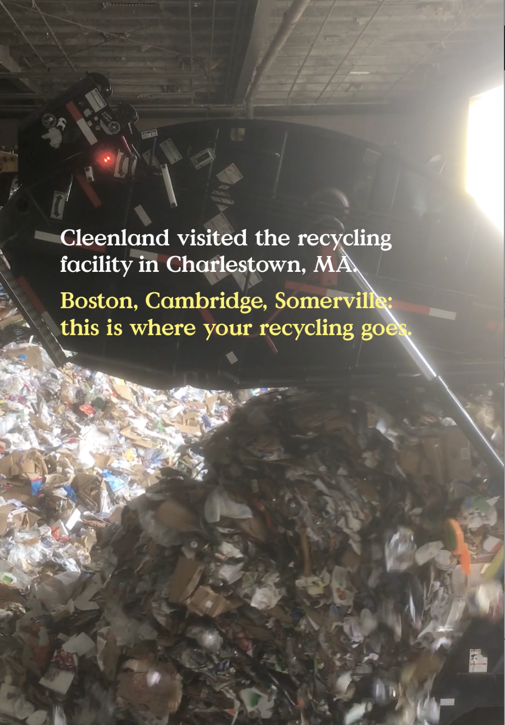 Cleenland visits the recycling center: here’s what we learned