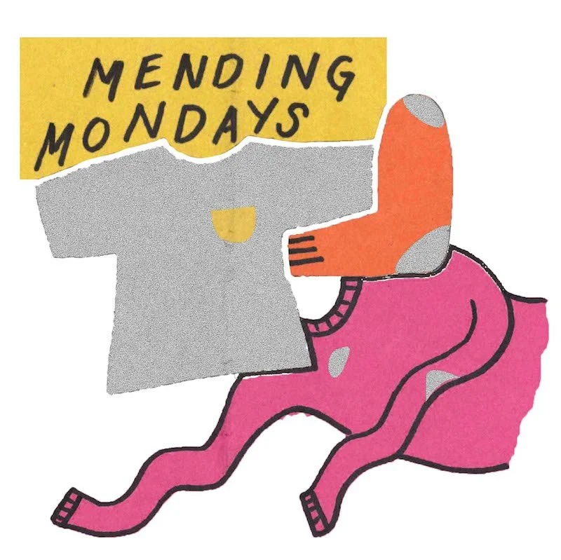 Monthly Mending WEDNESDAYS at the shop