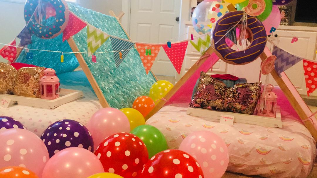 Sweet Dreams Teepee Sleepover Party Rentals - Houston Slumber Party