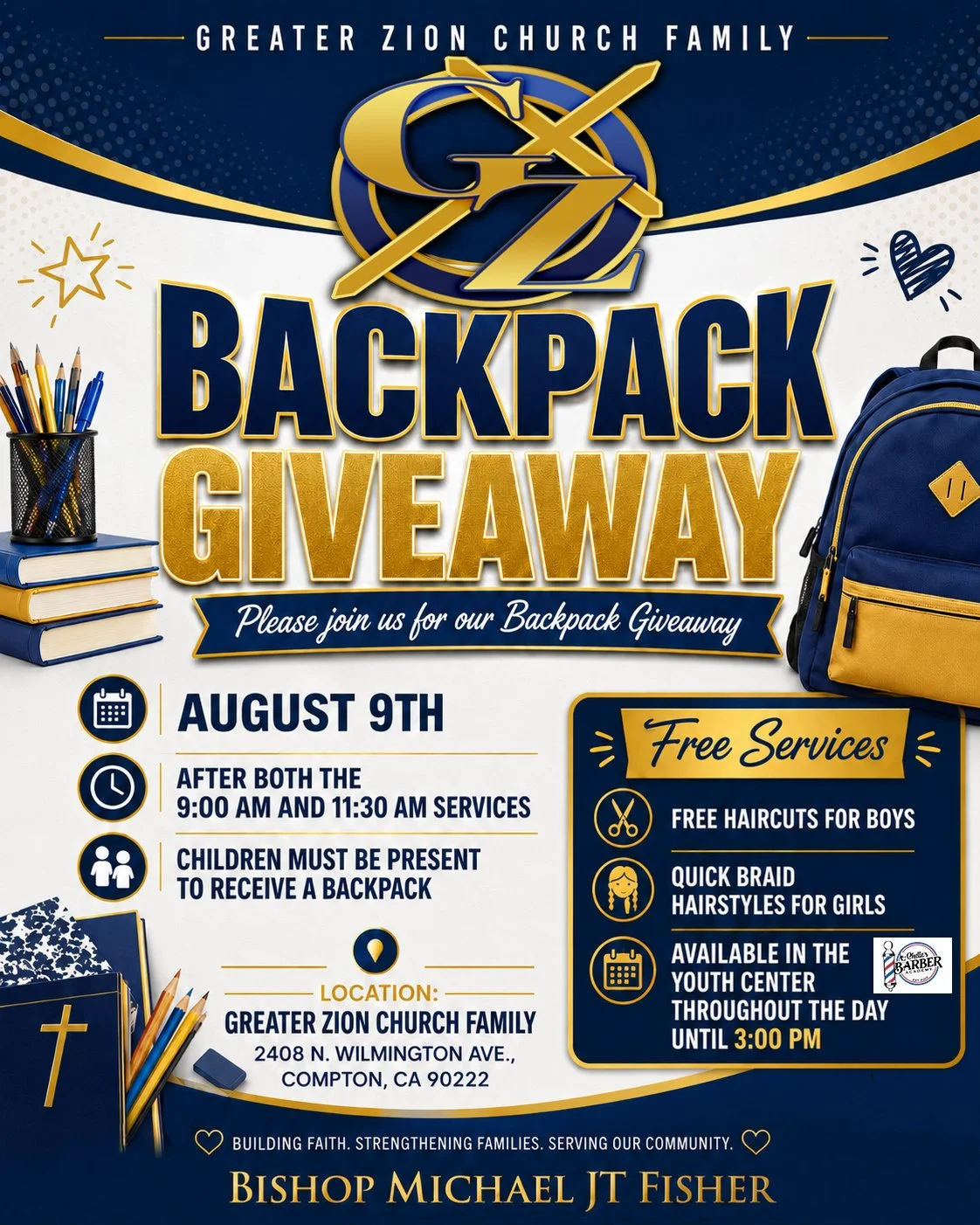 BackPack Giveaway