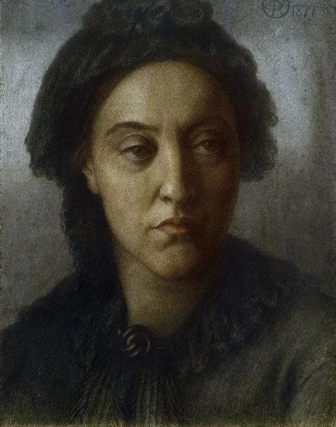 One of Dante’s many portraits of his sister Christina - 1877