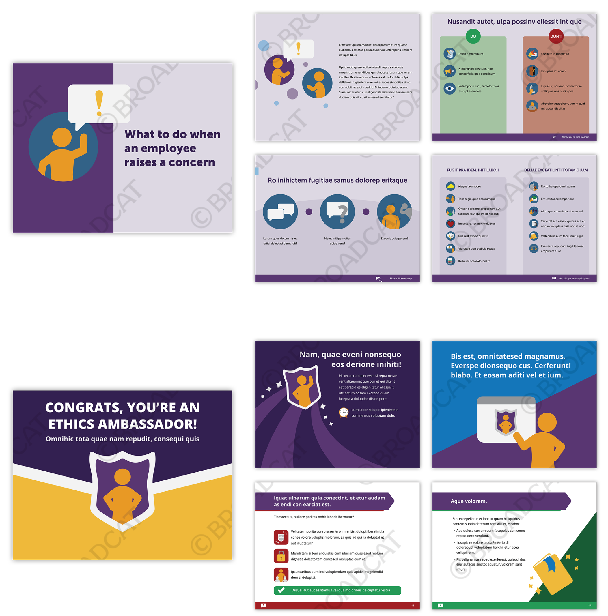  Training Modules 