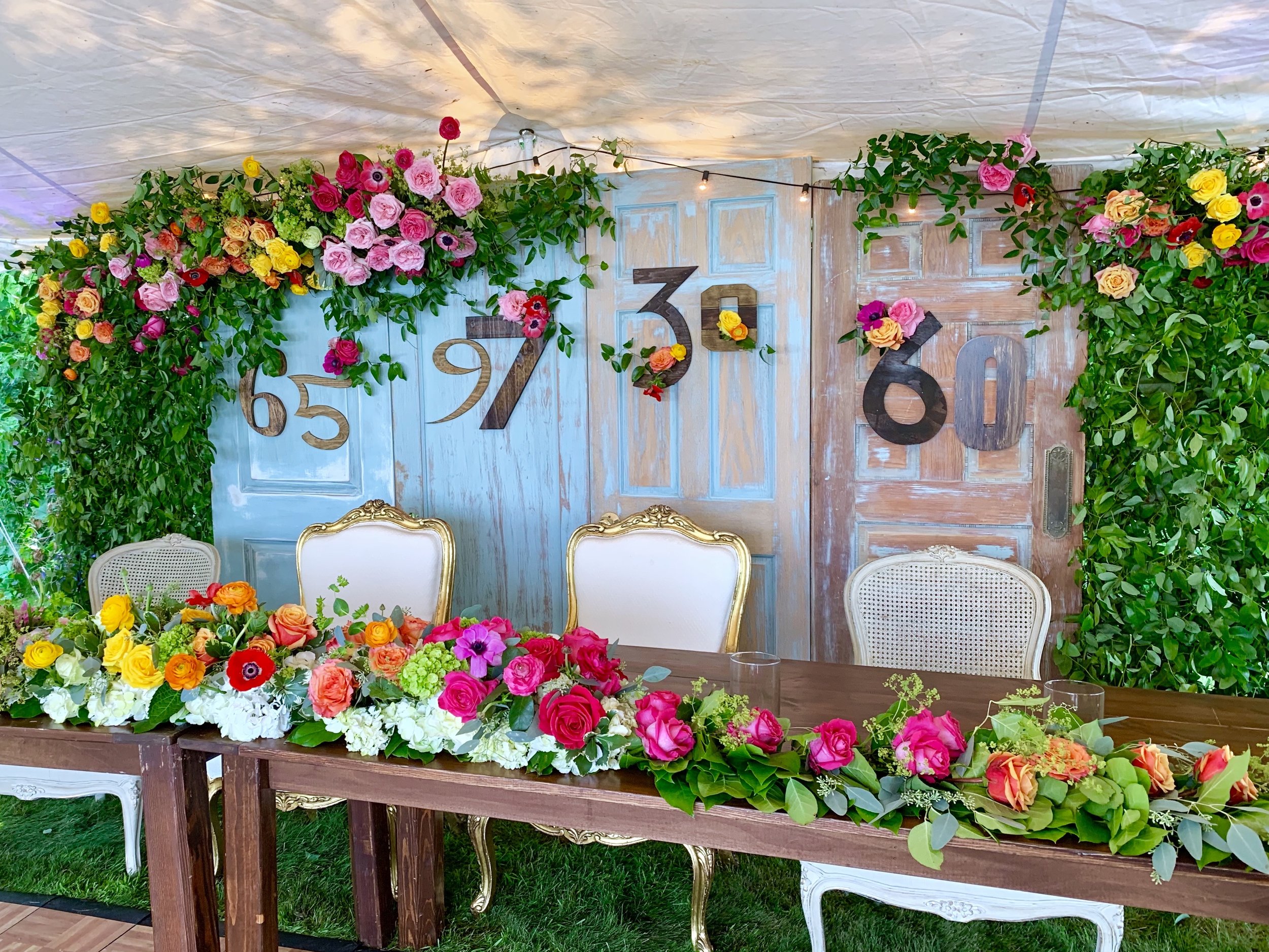 Beautiful Garden Party for a 97th Birthday Celebration — Haute