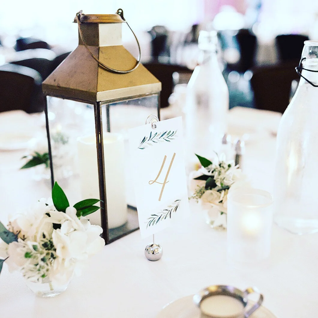 Gold Lantern with Minimal Petite Blooms