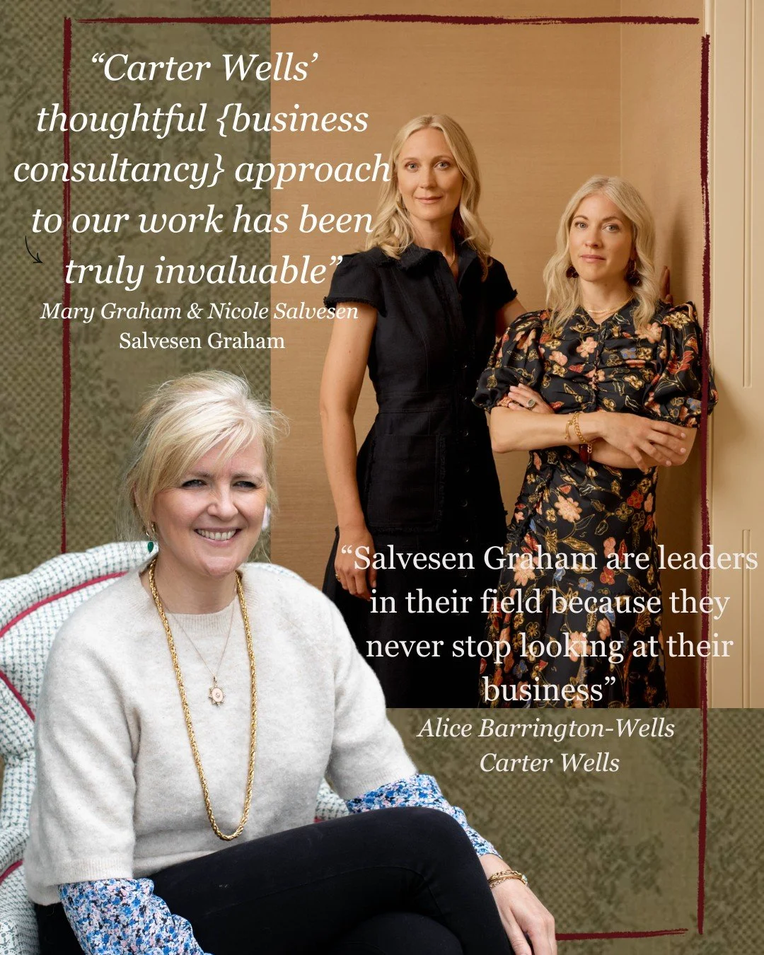 A little while back, we had the pleasure of working closely with Mary and Nicole from @salvesengraham, delving into some really valuable business consultancy exercises. Not only was it a pleasure to work with two leading women in the industry, but in