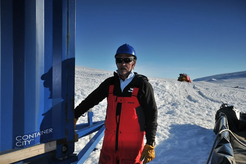 Containers arrive at Crown Bay, Antarctica
