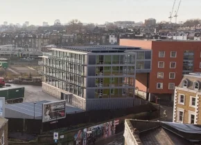 New Building on the Roundhouse grounds