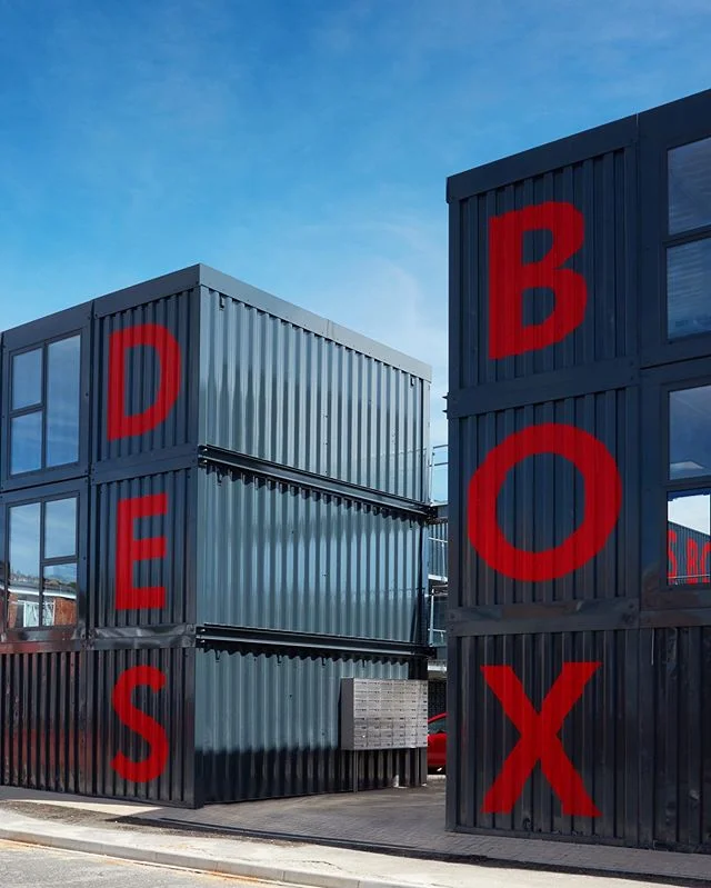 DesBox scheme has now been completed- composed of 52 units arranged on 3 floors, the project is one of several new developments aiming to regenerate the area #ContainerCity