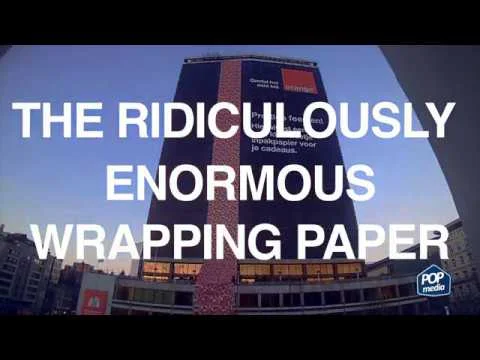 Orange Wrapping Paper