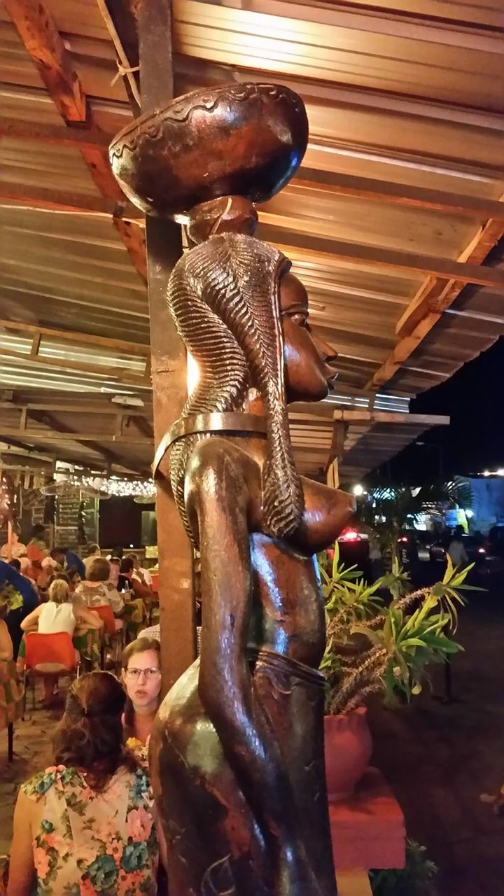 Dinner on the African Queen, the Senegambia strip