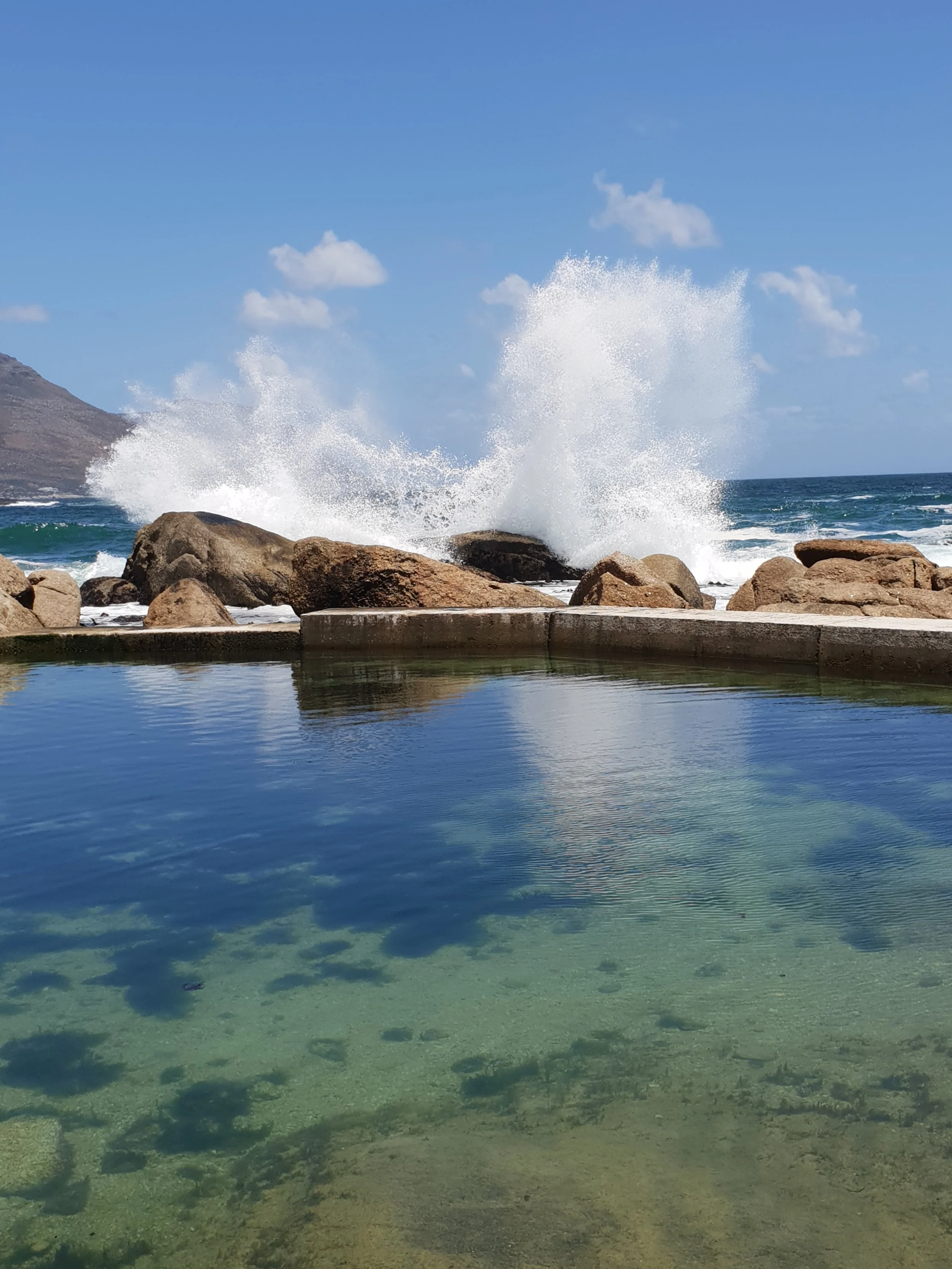 Tidal pool in Camps Bay, Cape Town