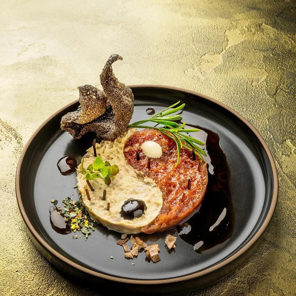 ‘Yin Yang’ with tuna and mackerel. Image copy right: The Gaia, Amsterdam